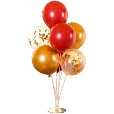 China Morden 7 pcs / set high quality balloons represents the party decoration balloon stands on the table for sale