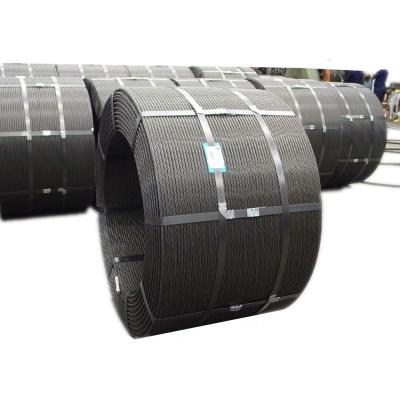 China Chinese 7 Wire 15.24mm PC 1860Mpa Wire Low Relaxation Wire Steel Wire for sale