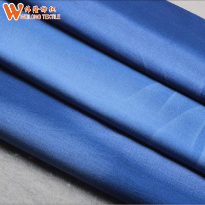 Cina Produttori viscosi blu Colourful del tessuto del denim di allungamento del cotone in vendita