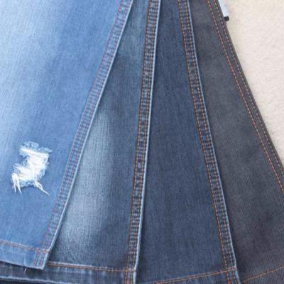 China Vaqueros franceses 100% de Terry Knitted Denim Fabric For del algodón del añil en venta