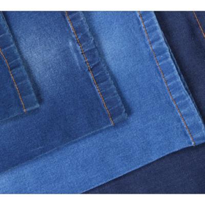 Cina L'indaco ha stampato l'elastam organico del cotone 2% del tessuto 98% del denim per l'indumento in vendita