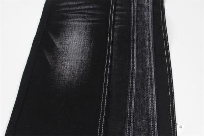 China Black Shade 11.8Oz Cotton Polyester Denim Fabric For Skirts Shorts for sale