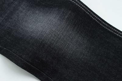 China 100% algodão crosshatch denim tecido rígido para estilo de moda 13oz cor preta venda quente para o mercado da índia à venda