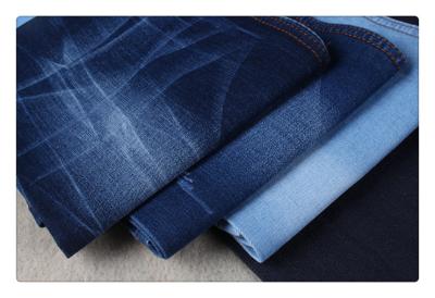 China 9oz Stretchable Indigo Denim Fabric for sale