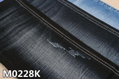 China 7 Bad-Indigo-mittleres Gewichts-Weinlese-Vorgespinst-Denim-Gewebe 2 Elastane Grey Denim Material zu verkaufen