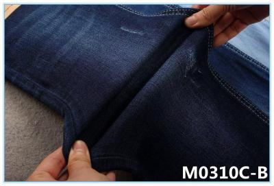 Chine 9,3 Spandex cru du polyester 1,5 du coton 35 du tissu 63 de denim de bout droit de manière du degré 4 de l'once 360 à vendre