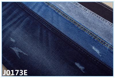 China 7,5-Unze-Fälschung gestricktes antibakterieller Denim-Stoff-materielles weiches Denim-Gewebe durch das Yard zu verkaufen