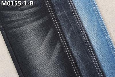 China 61% Cotton 11.8oz Cross Hatch TR Denim Fabric Desizing Jeans for sale