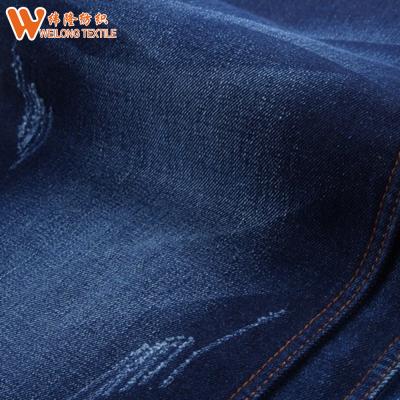 China Dril de algodón pesado 100% del algodón de 14 onzas Jean Fabric en venta