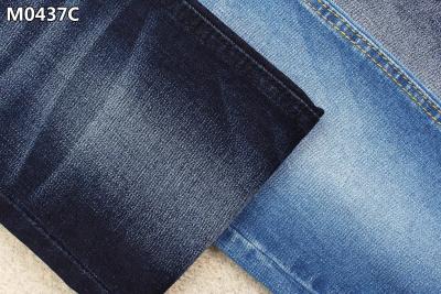 Cina Tessuto del denim dell'elastam del poliestere del cotone del blu di indaco con il leggero materiale dei jeans delle donne del ringrosso in vendita