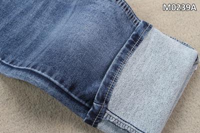 Cina 10 once 2 strati del denim del tessuto della saia con il blu di indaco dual core del filato in vendita