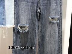 100% Cotton Jeans Denim Fabric For Jacket Trousers Overalls