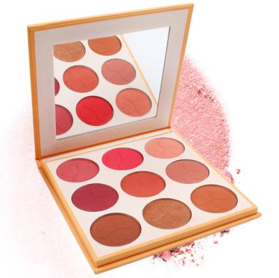 China OEM Matte Makeup Mineral Waterproof Eyeshadow Lightweight Private Label 9 Colors Palette for sale