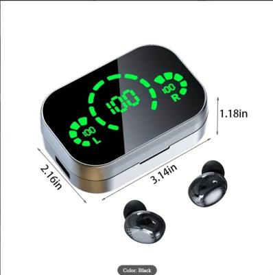 China Sustainable 60 Hours of Wireless Playtime LED Power Display Charging Case Earbuds with Microphone for Android Cell Phone Computer Laptop and for sale