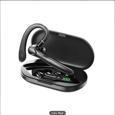 China Sustainable Wireless Earphones with 45Hrs Play Time Stereo Ear Hanging Headphones with EMC Noise Cancelling & Type-C Charging Case for Clear for sale