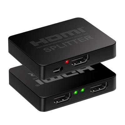 China Plastics 4k 1080p 3D IR Hdmi 1 x 2 Splitter 1 To 2 Way Output Port Hdmi Splitter 1 In 2 Free Shipping for sale