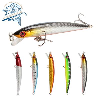 China 85mm Hard ABS 6.2g Fishing Tackle Wobbler Artificial Freshwater Casting Swimming Minnow Lure 6# Three Carbon Steel Hooks for sale