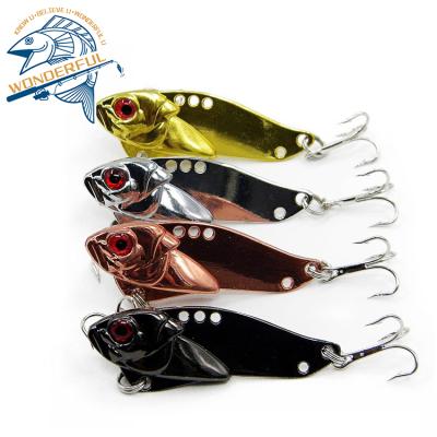 China Metal Rattle Baiting VIB 10.8g Pale Artificial Sculpin 50mm Tough Sinking Fishing Lure With Treble Hook for sale