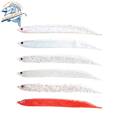 China Ourdoor Fishing 150mm Artificial Silicone 3.5g Bionic Plastic Saltwater Sinking Hairtail Knife Prime Zman Soft Lure for sale