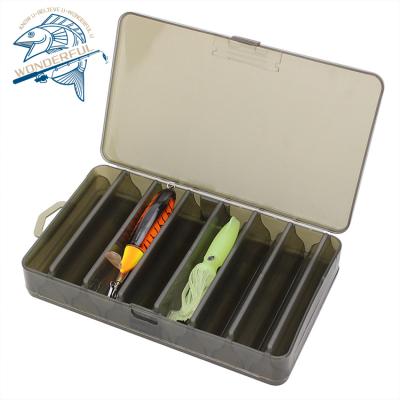 China High quality fishing lures thicken double-sided fishing tackle boxes for 7 grids on one side, 14 grids on both sides for sale