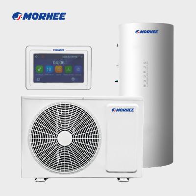 China Morhee Sale Smart Wifi Control DC Inverter Outdoor Hot Air Source To Water Heater Heat Pump Heat Circulating Water Pump for sale