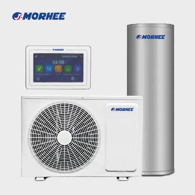 China Morhee Outdoor Hot Sale Small Water Heater Circulating Water Heating DC Inverter Air Source To Water Heat Pump for sale