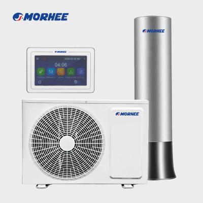 China Morhee Greenhouse Outdoor Water Heater Water Circulation Heat Pump High Effect DC Inverter Air Source To Water Heat Pump for sale