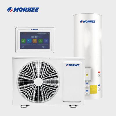 China Best Wifi Morhee Control Mini Water Heater Circulating Water Pump DC Inverter Outdoor Air Source For Water Heat Pump for sale