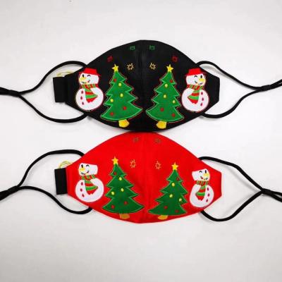 China Hot Sales Cotton Reusables Cotton Christmas Mask for sale