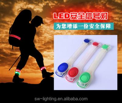 China Sound Activated Running Night Sports Wristband , Led Flashing Wristband for sale