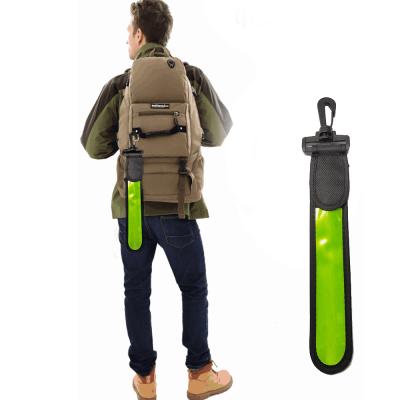 China Outdoor Sport Warning Led Safety Security Light Outdoor Camping Hiking Light Up Led Bag Light Alarm Signal Light Led Strip For Bag for sale