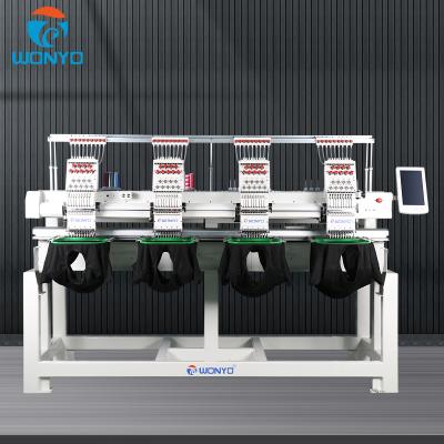 China Multi Head Computerized Hotels Hat / Flat / T Shirt Embroidery Machine Computerized Sewing And Embroidery Machine for sale