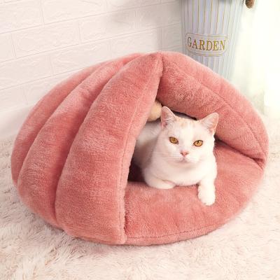 China Wholesale Breathable Washable Luxury Large Cat Dog Bed With Lob Toy House Hot Sales Soft Removable Folding Comfortable Sofa for sale