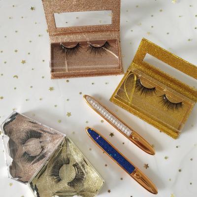 China Thick Eyelash Sellers Wholesale Silk Eyelash With La Box for sale