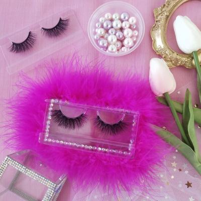 China 2020 New Style Long Natural Magnetic Eyelashes Cut False Magnetic Mink Lashes Magnetic Half Eyelashes Set for sale