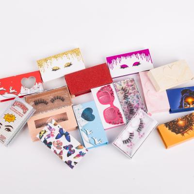 China BLBBE Thick Silk Eyelash Mink Box Packaging With Paper Magnet And Customized Boxes for sale