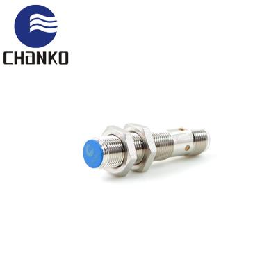 China CHANKO M12 2 Position Sensor Wires Recessed AC Metal Detector Capacitive Sensor for sale