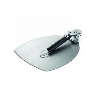 China Sustainable Folding Round Stainless Steel Pizza Skin Pizza Shovel for sale