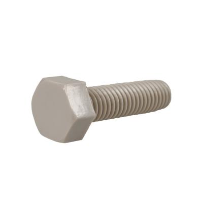 China High Temperature Plastic Peek Resistance PEEK Hex Head Screw Bolt for sale