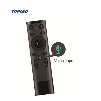 China Smart Shape Q5 Air Mouse Smart AC 2.4G RF Touch Control LED Remote Control With Voice Input for sale