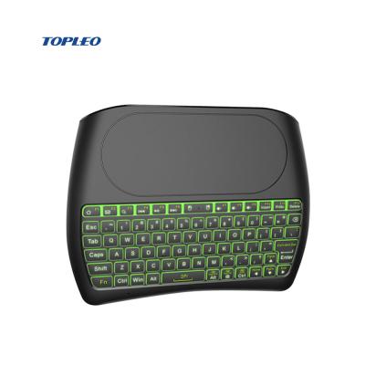 China D8 Wireless Mini 2.4G USB Wireless Mini Keyboard with Touchpad Air Mouse Remote Control for sale