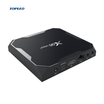 China Amlogic S905X3 CPU Amlogic S905X3 Topleo Smart X96 Max+ S905X3 Ultra hd 4k HDR+ X96 Android 9.0 TV box for sale