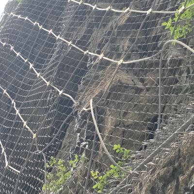 China High Tensile Chain Link Mesh Rockfall Protection Netting For Rock Making Slope Protection Net for sale