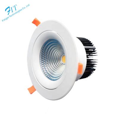 China Hotel 5 Years Warranty Ra90 CRI97 Commercial Downlight 30w Dimmable Cob Led Downlight for sale