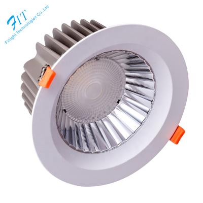 China Downlights Flicker Free High CRI 95 COB LED Retail Store Downlight 40W Led Down Light for sale