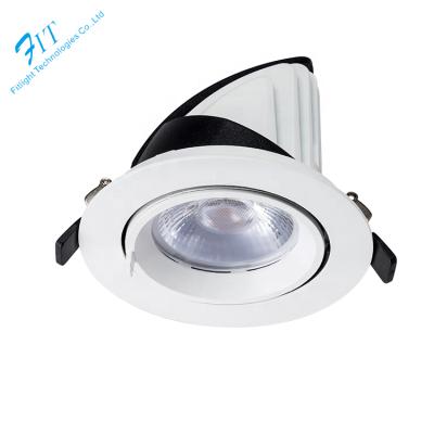 China Office Factory Direct-sales 7w Cob Recessed Led Ceiling Light Gimbal Downlight For Commercial Lighting for sale