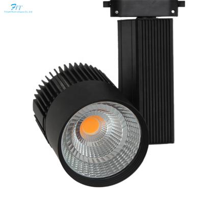 China Commercial Lighting Track Rail Lamp 100LM/W 97Ra COB LED Track Spot Light 35W for sale