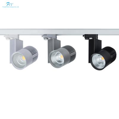 China commercial lighting 40W led track lights track lighting system led track lights dimmable spotlights for supermarket for sale