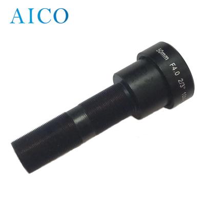 China F4.0 2/3inch 50mm macro s-mount 10mp f=50mm m12 panel cctv lens ACHF5040MAC for sale