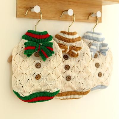 China Christmas Viable Running Warm Pet Clothes Colorful Pet Sweater Dog Sweaters for sale